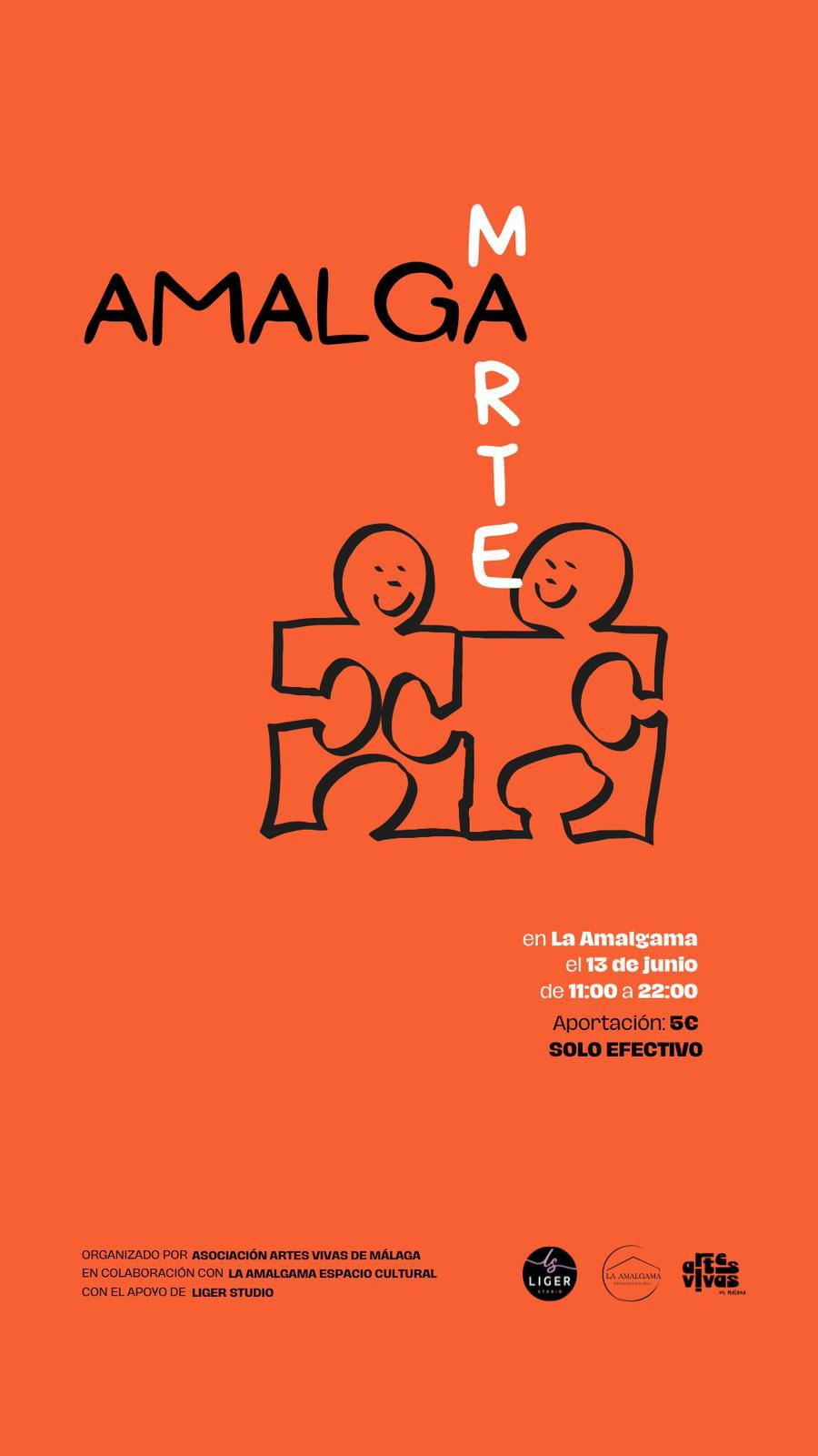 Cartel Jornadas Amalgamarte 2026 – Asociación Artes Vivas de Málaga